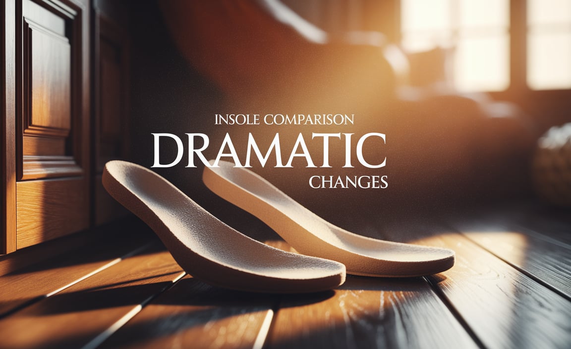 Insole Comparison Dramatic Changes