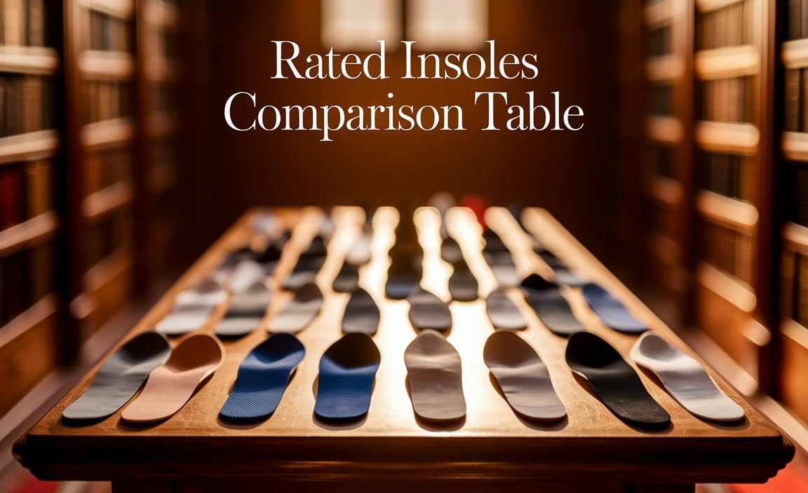 Rated Insoles Comparison Table