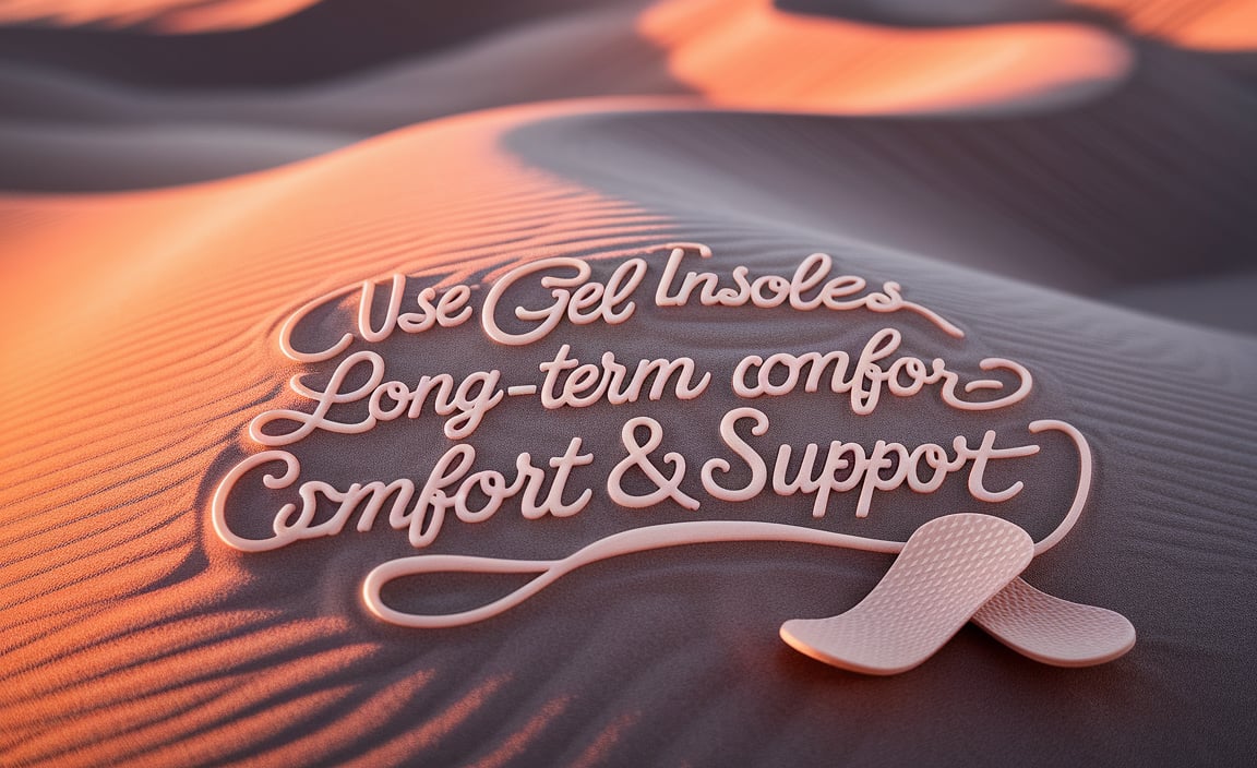 Use Gel Insoles For Long-Term Comfort & Support