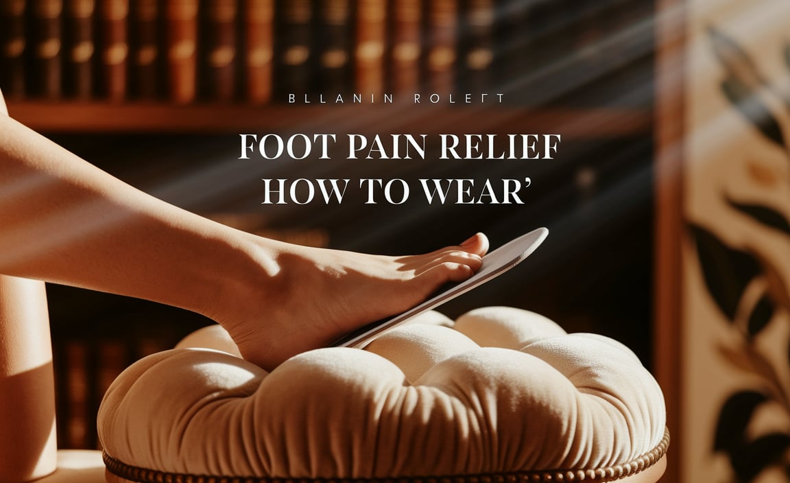 foot pain relief insole how to wear