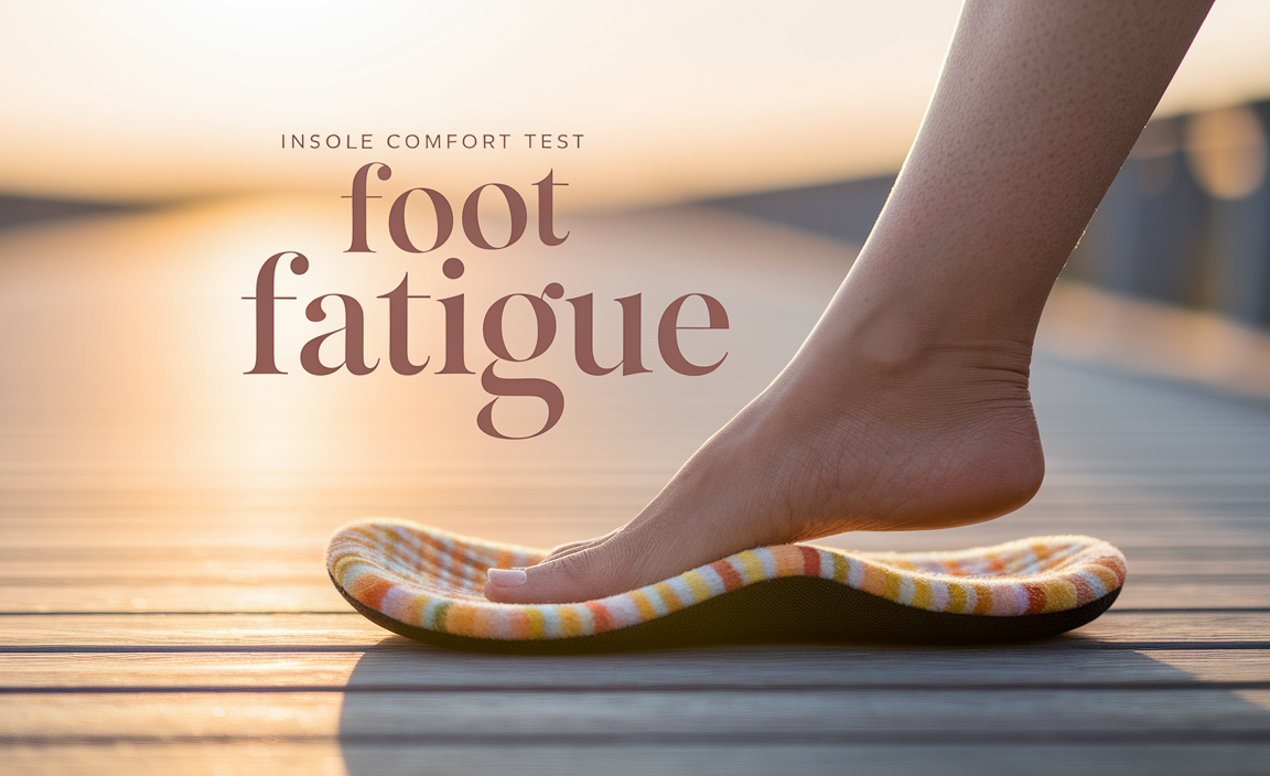 insole comfort test foot fatigue